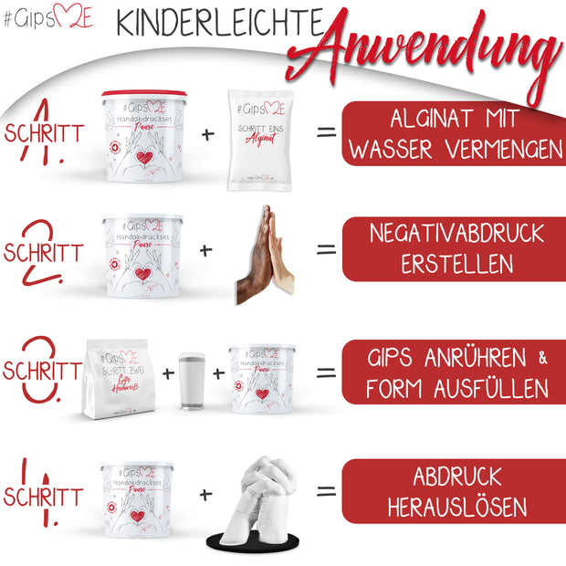 Handprint Gift Set for Couples