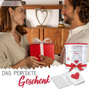 Handprint set for couples including wooden base