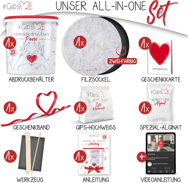 Handprint Set for Couples